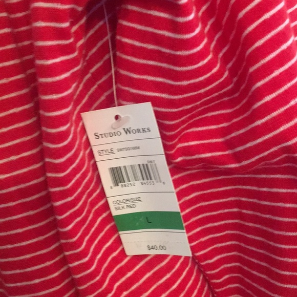 Red & White Sweater - Picture 3 of 5